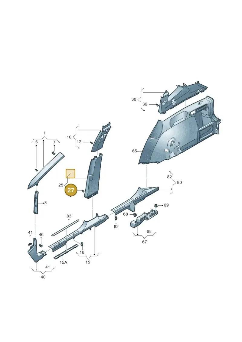 1J0863265A — SEAT Tarraco FR (2018-2024) diagram 591867070, position 27