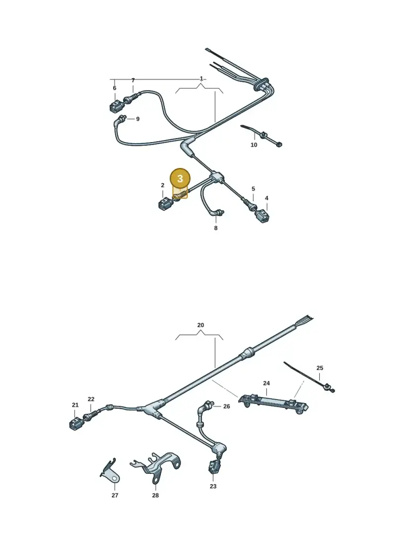 1J0906102 — SEAT Tavascan Cupra (2023-) diagram 89a927100, position 3
