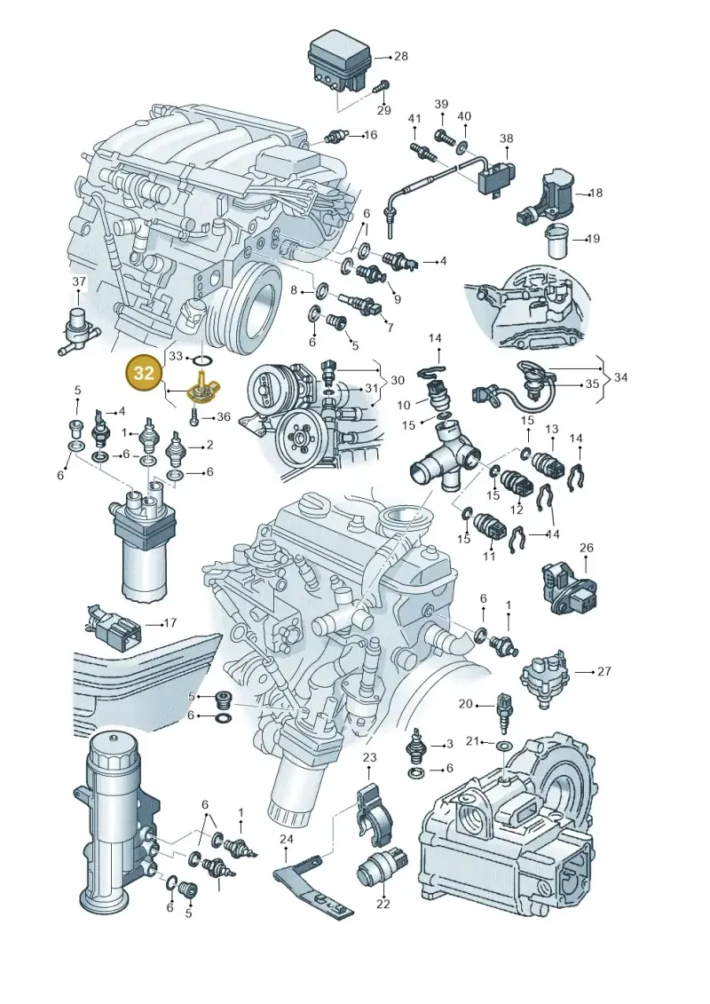 1J0907660B — SEAT Alhambra (2006-2010) diagram 121919610, position 32