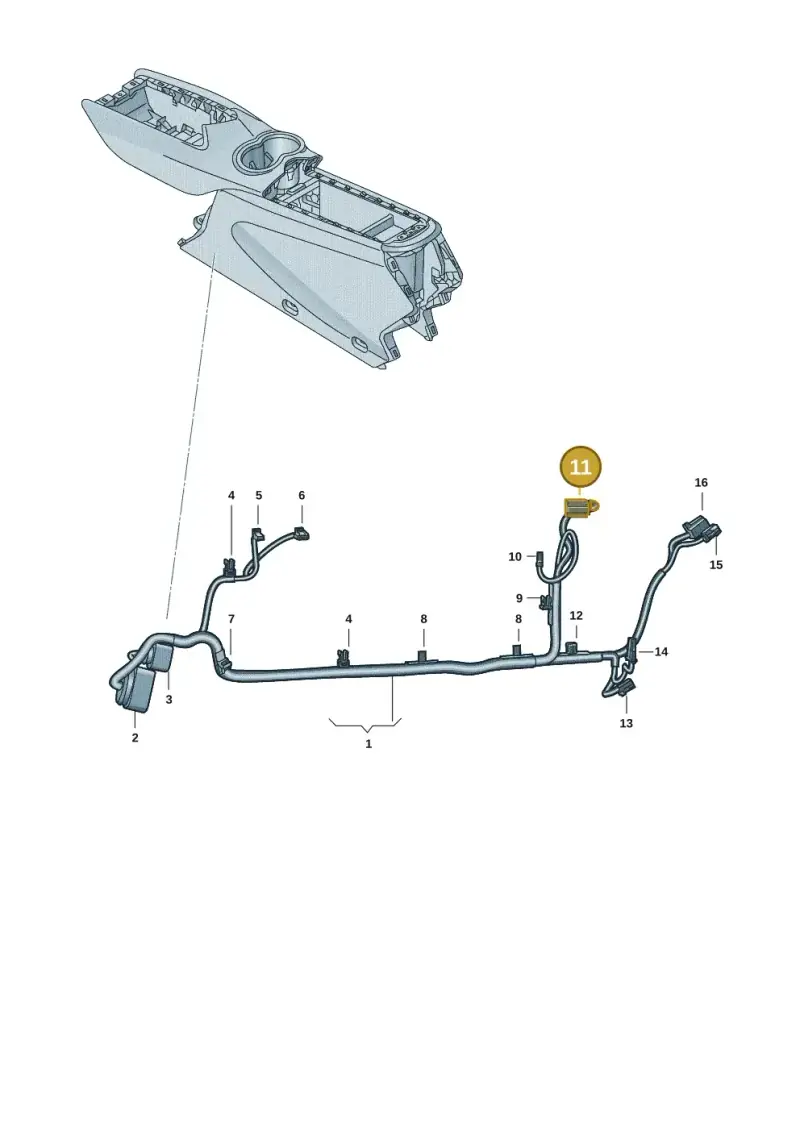 1J0919321 — SEAT Tavascan Cupra (2023-) diagram 20h971030, position 11