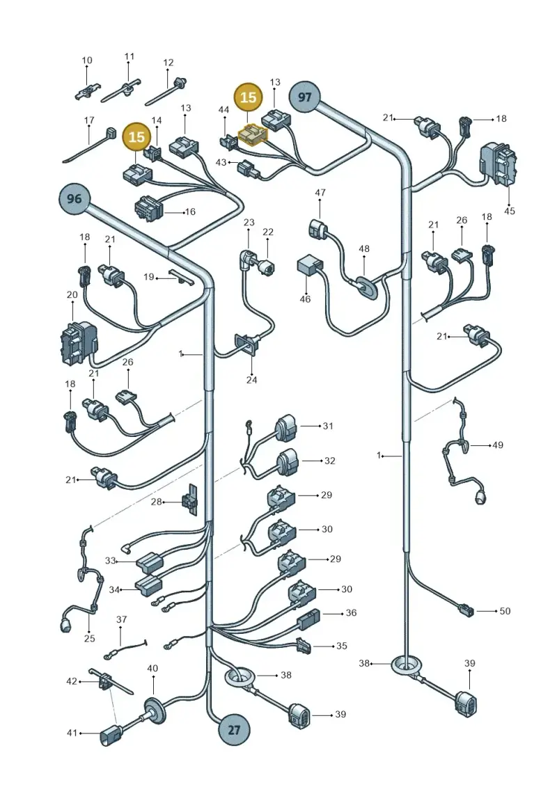 1J0937713 — SEAT Ibiza Reference (2012-2012) diagram 639971840, position 15