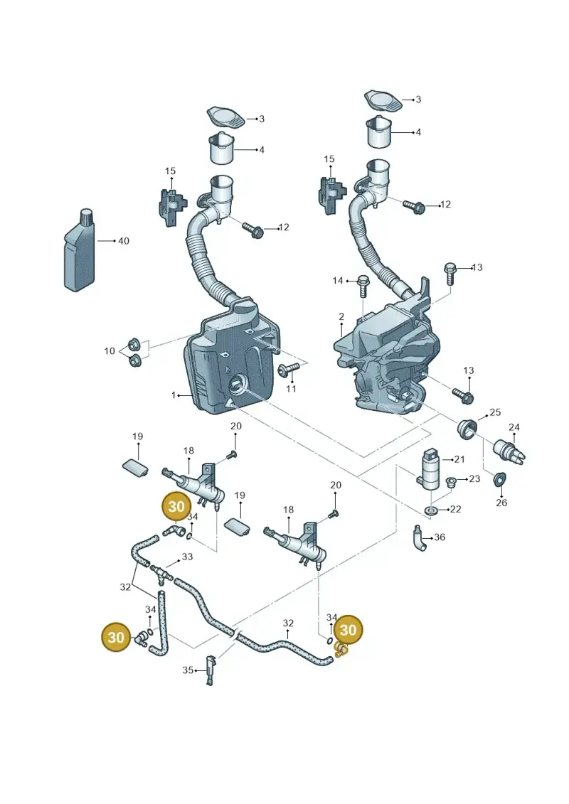 1J0955875C — SEAT Toledo Reference (2015-2019) diagram 663955200, position 30