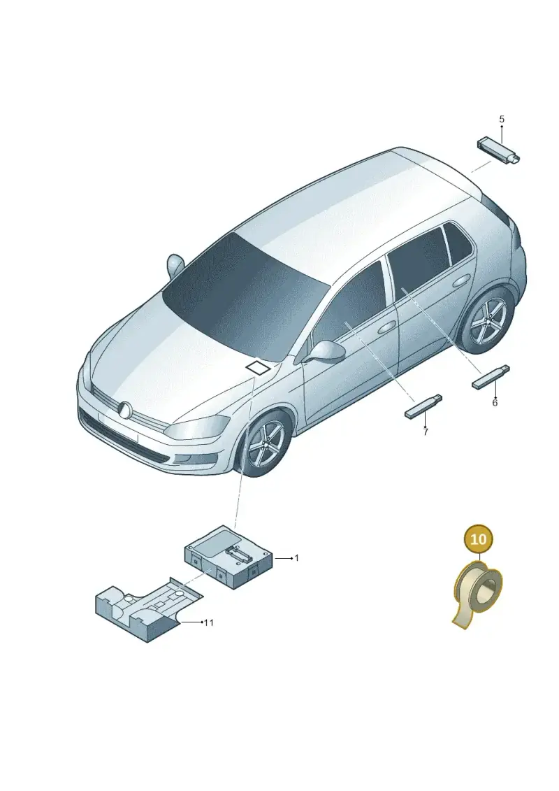 1J0971798C — SEAT Arona FR (2017-) diagram 746909000, position 10