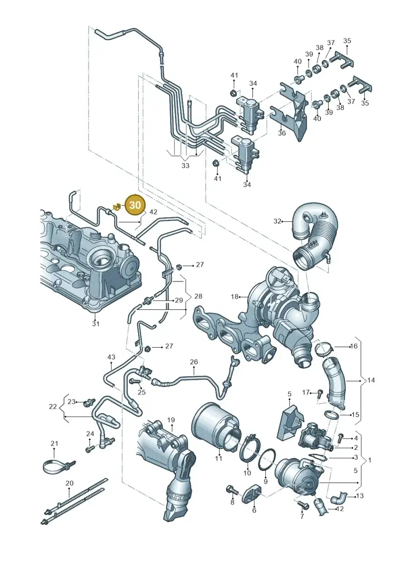 1J0971939C — SEAT Ibiza Stylance (2015-) diagram 773131100, position 30