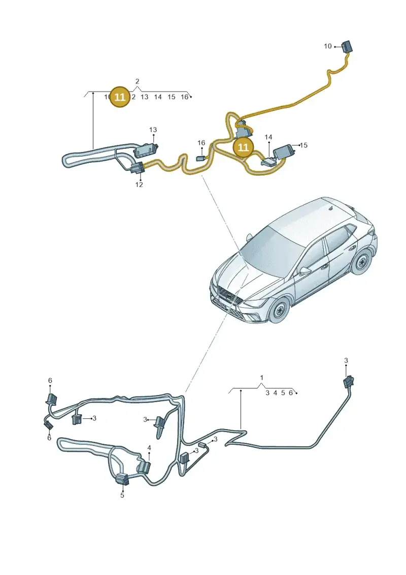 1J0972762 — SEAT Arona FR (2017-) diagram 835972450, position 11