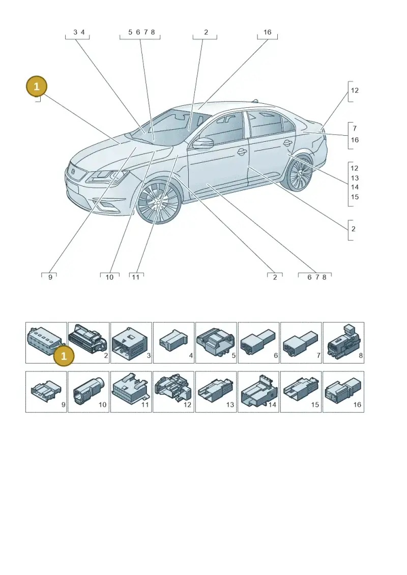 1J0972775 — SEAT Toledo Reference (2015-2019) diagram 742971790, position 1