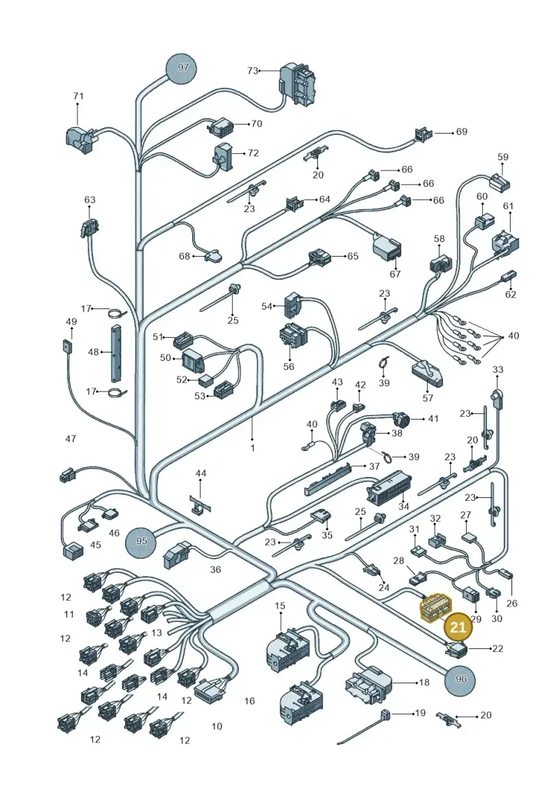 1J0972999 — SEAT Ibiza Reference (2012-2012) diagram 639971820, position 21