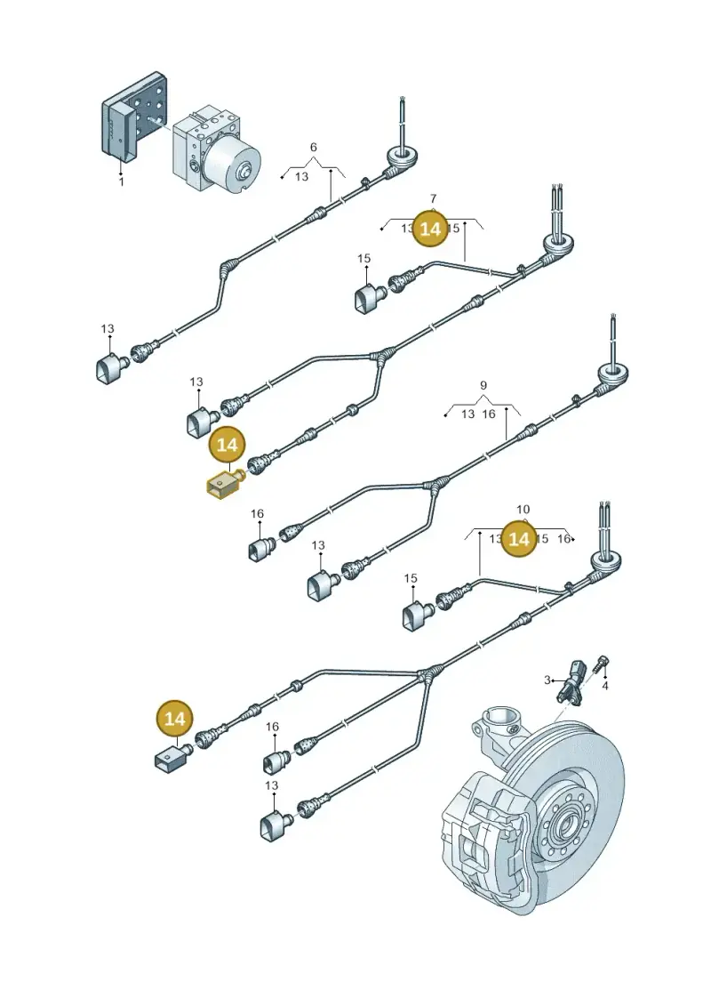 1J0973702A — SEAT Alhambra Stylance (2015-2022) diagram 645927000, position 14