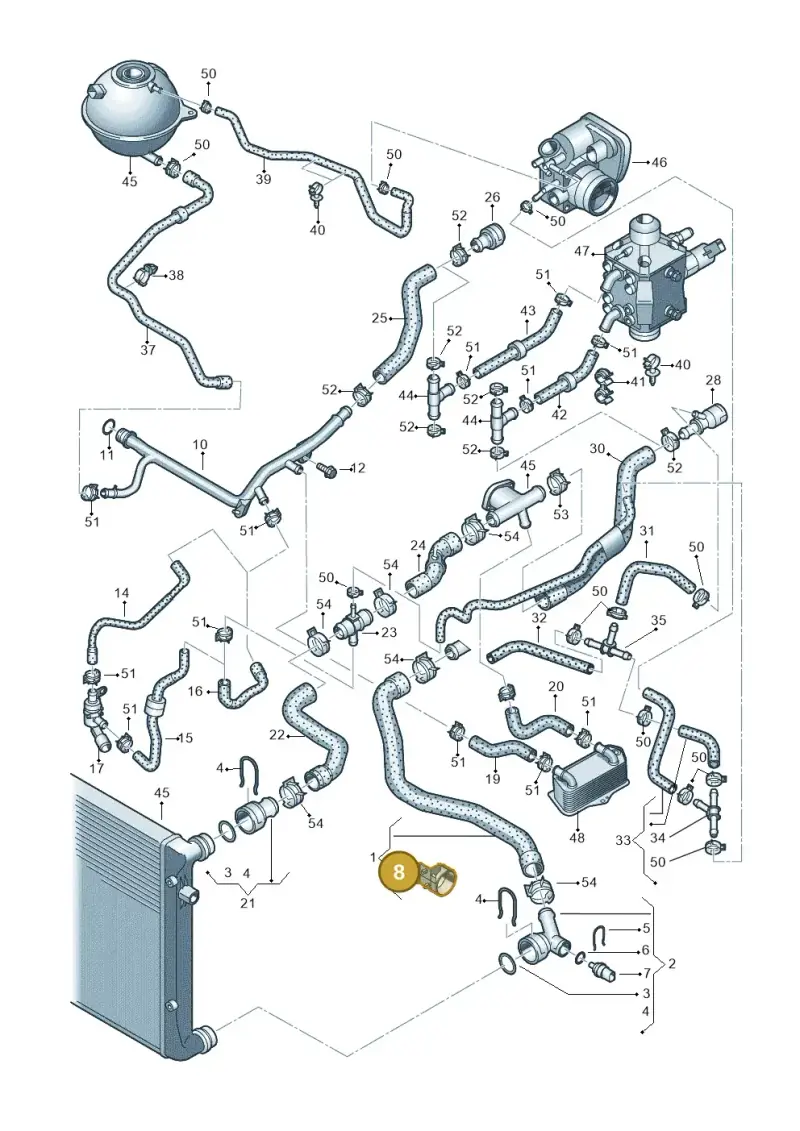 1K0121093B — SEAT Altea XL Reference (2013-2013) diagram 649121200, position 8