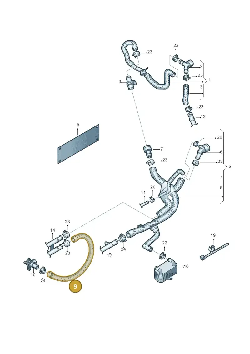 1K0121157DS — SEAT Alhambra Stylance (2010-2013) diagram 689121470, position 9