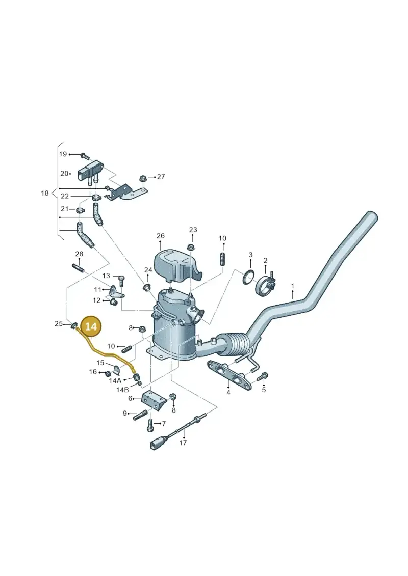 1K0131583 — SEAT Altea XL Reference (2013-2013) diagram 649253700, position 14