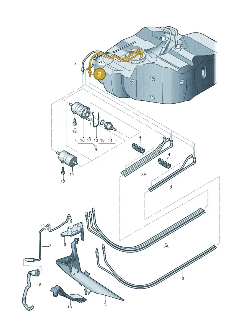 1K0201294J — SEAT Altea XL Reference (2013-2013) diagram 420201400, position 2
