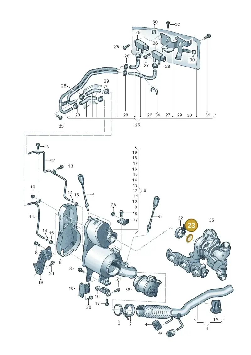 1K0253115T — SEAT Ibiza Stylance (2015-) diagram 773253540, position 23