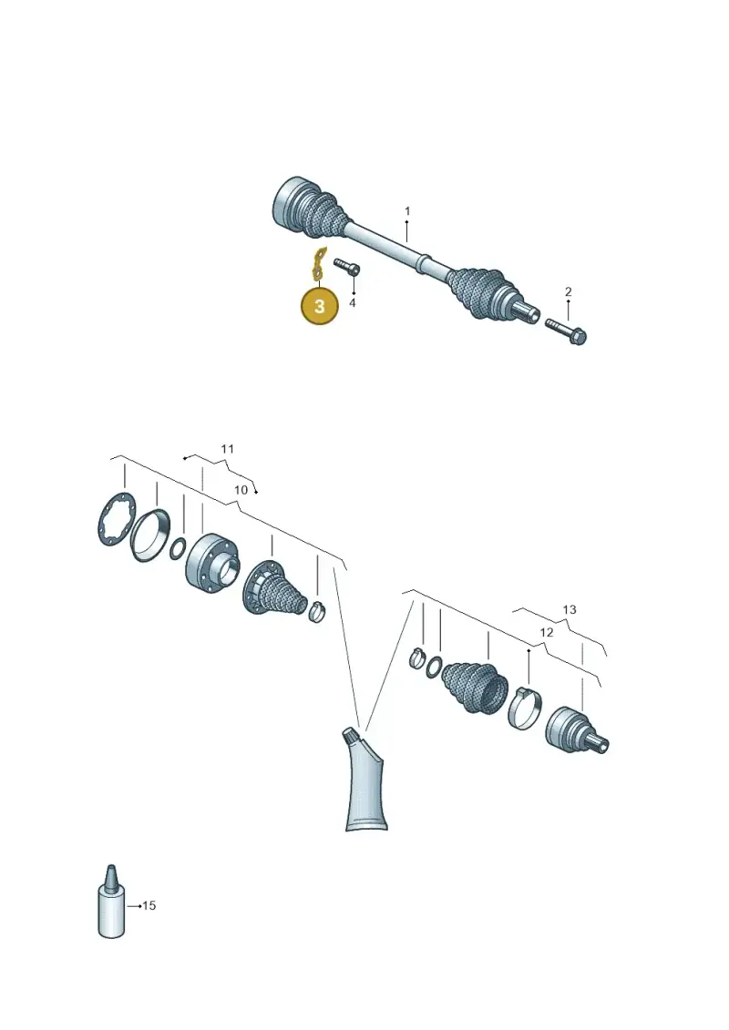1K0407357B — SEAT Formentor TSI CUPRA (2020-) diagram 898501100, position 3