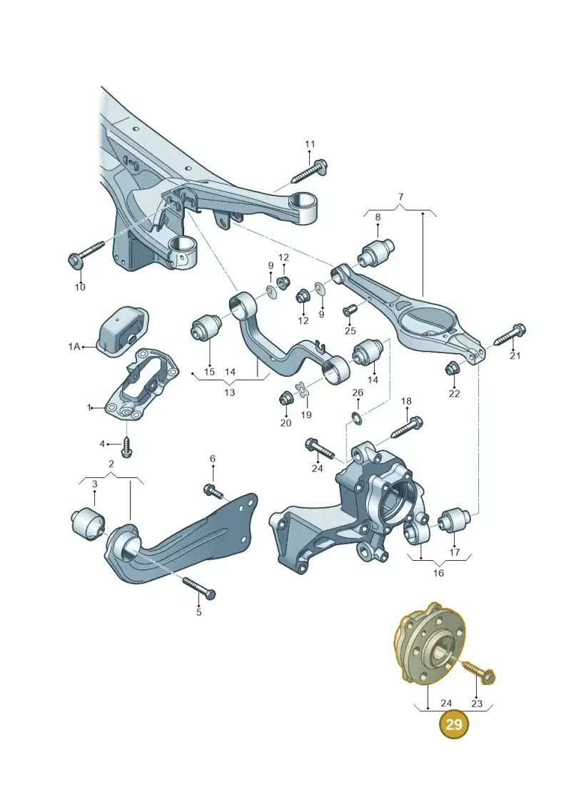 1K0407621F — SEAT Alhambra Stylance (2015-2022) diagram 460505300, position 29