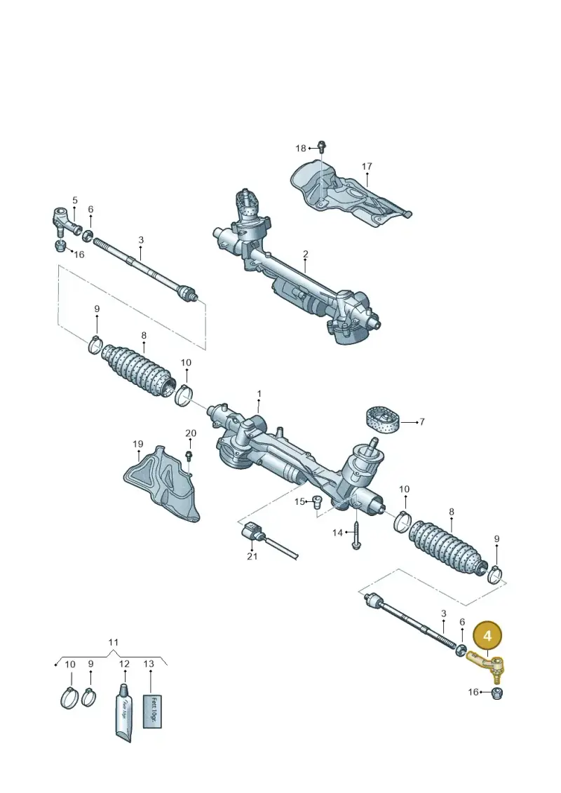 1K0423811J — SEAT Leon ST Stylance (2016-2020) diagram 745423000, position 4