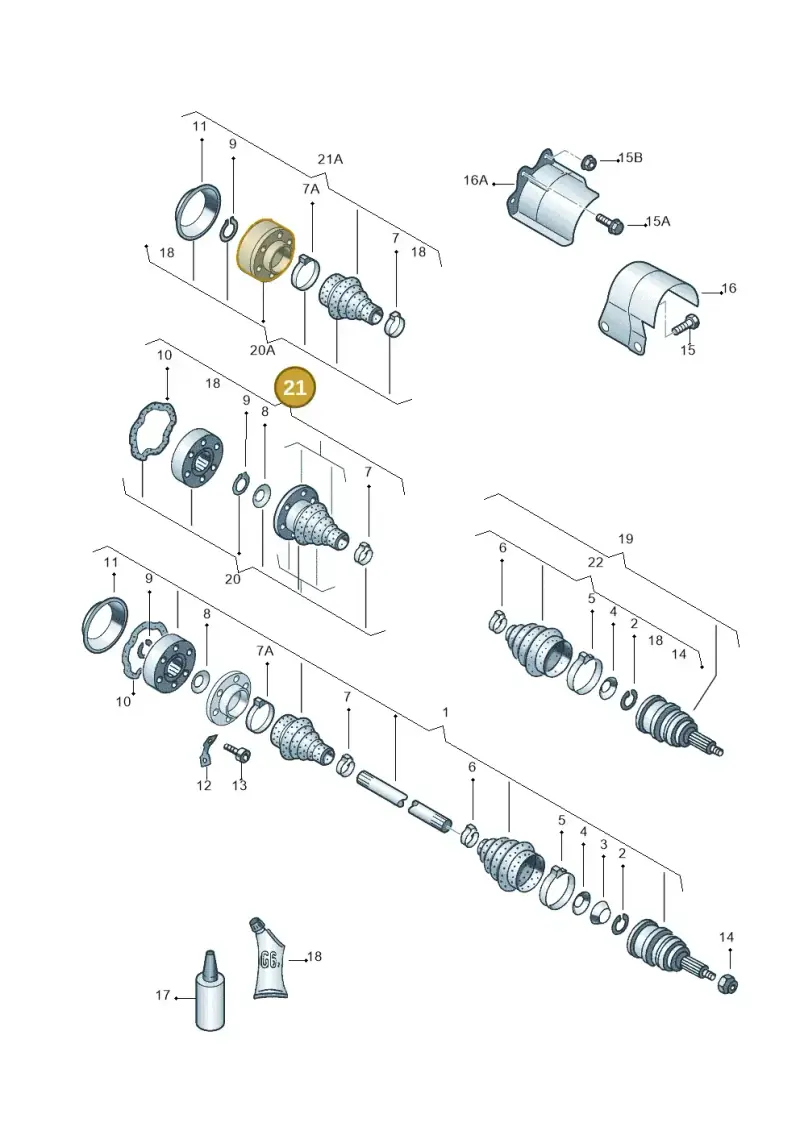 1K0498201B — SEAT TOLEDO/LEON/LEON-4 (2001-2006) diagram 208407210, position 21