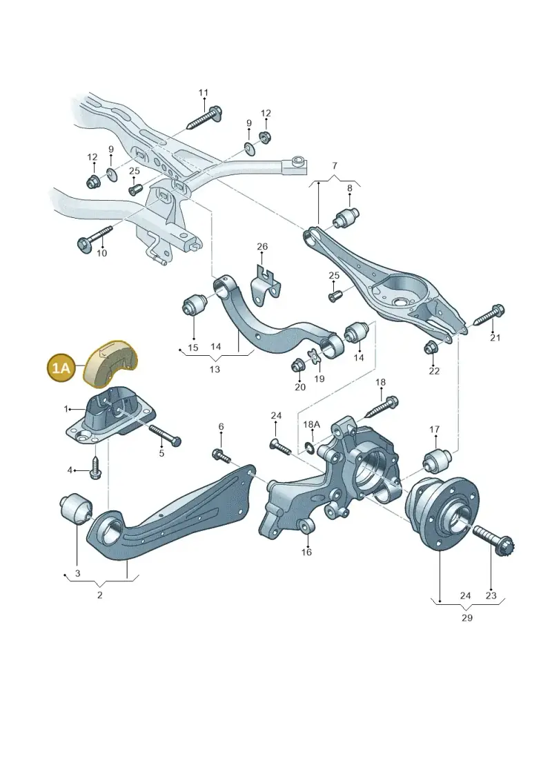 1K0501475 — SEAT Leon style (2019-) diagram 746505300, position 1A