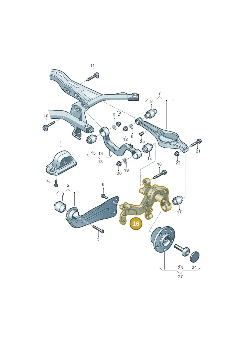 1K0505436AB — SEAT Altea XL Reference (2010-2013) diagram 409505050, position 16