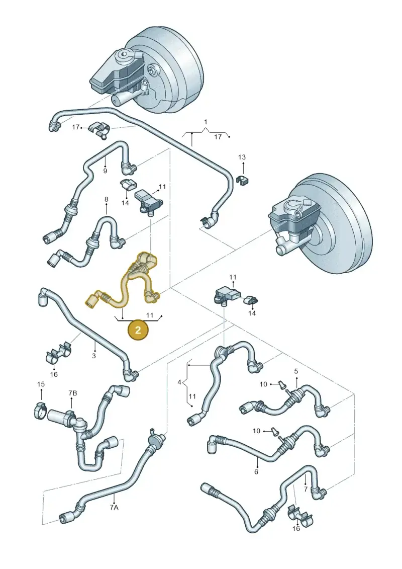 1K0612041KG — SEAT Leon Stylance (2010-2012) diagram 412611700, position 2