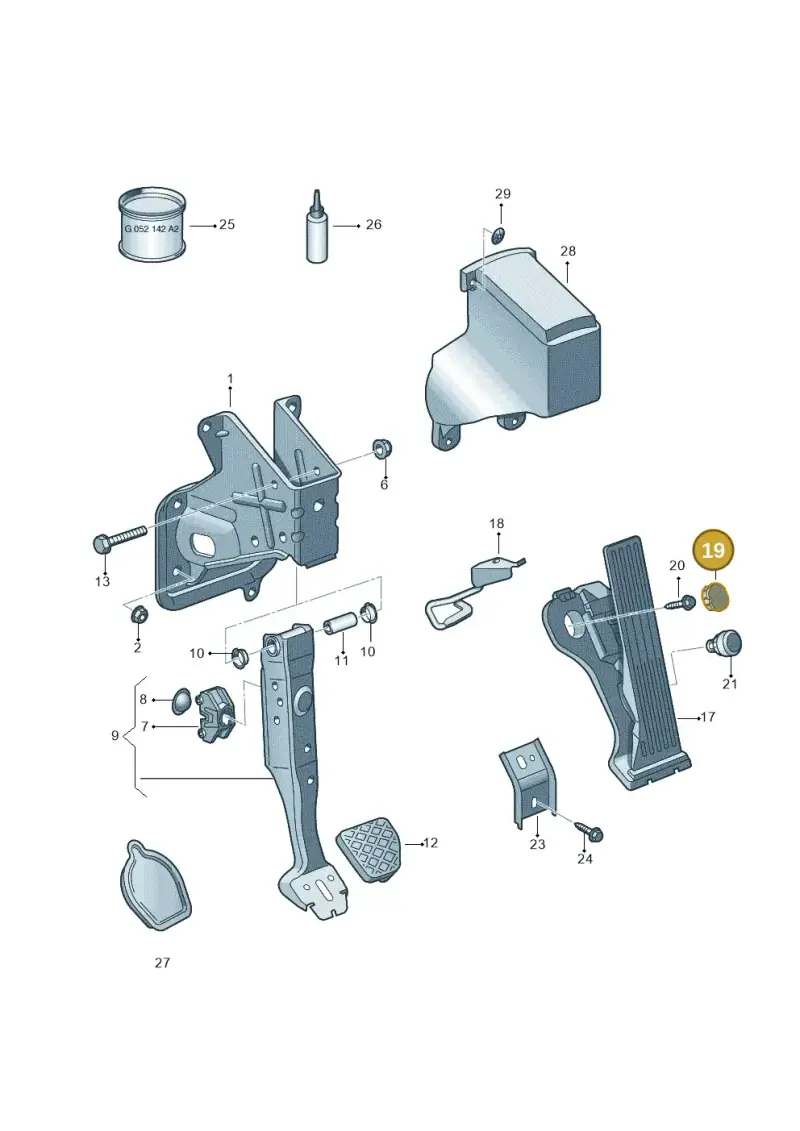 1K0721989 — SEAT Alhambra Stylance (2015-2022) diagram 634721600, position 19
