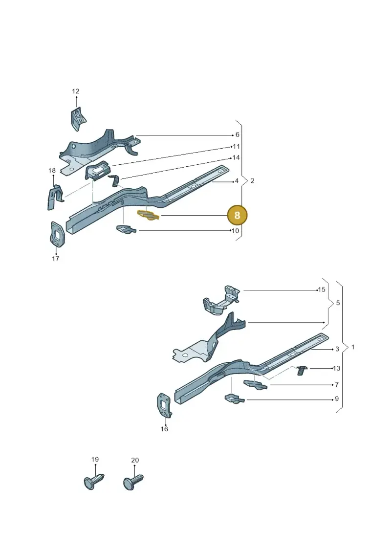 1K0804056 — SEAT Altea XL Reference (2013-2013) diagram 412803000, position 8