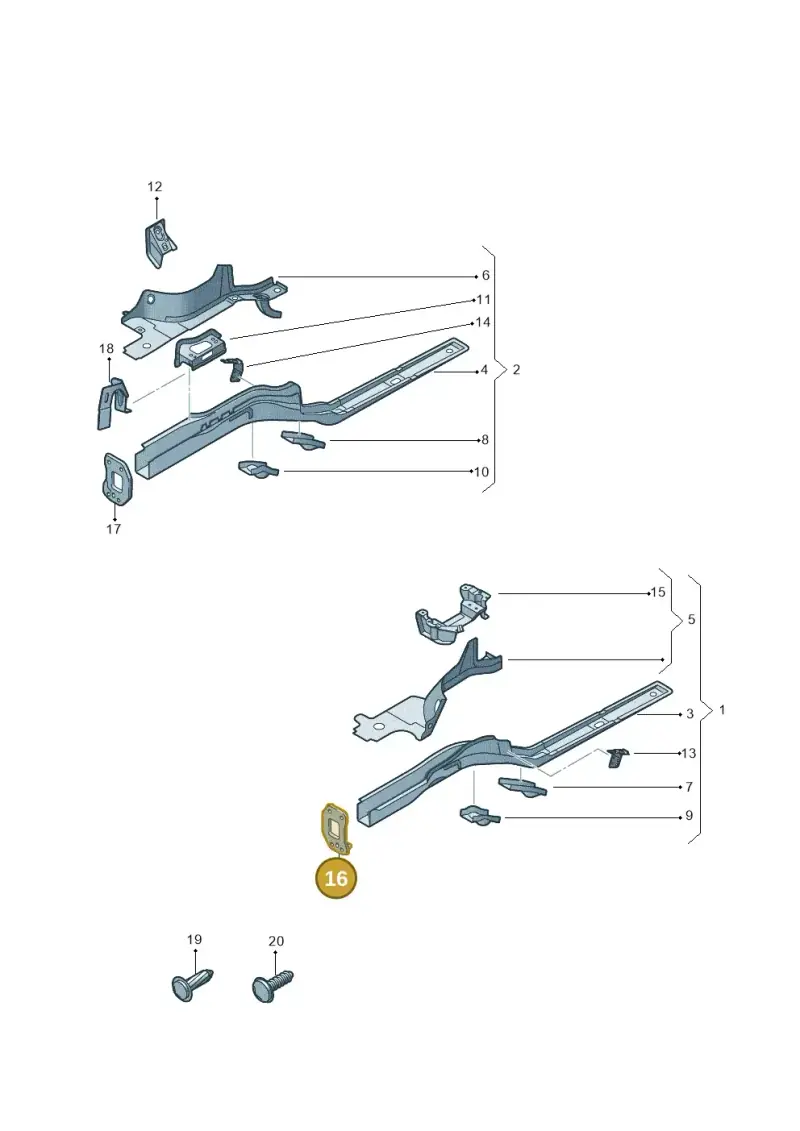 1K0804181B — SEAT Altea XL Reference (2013-2013) diagram 412803000, position 16