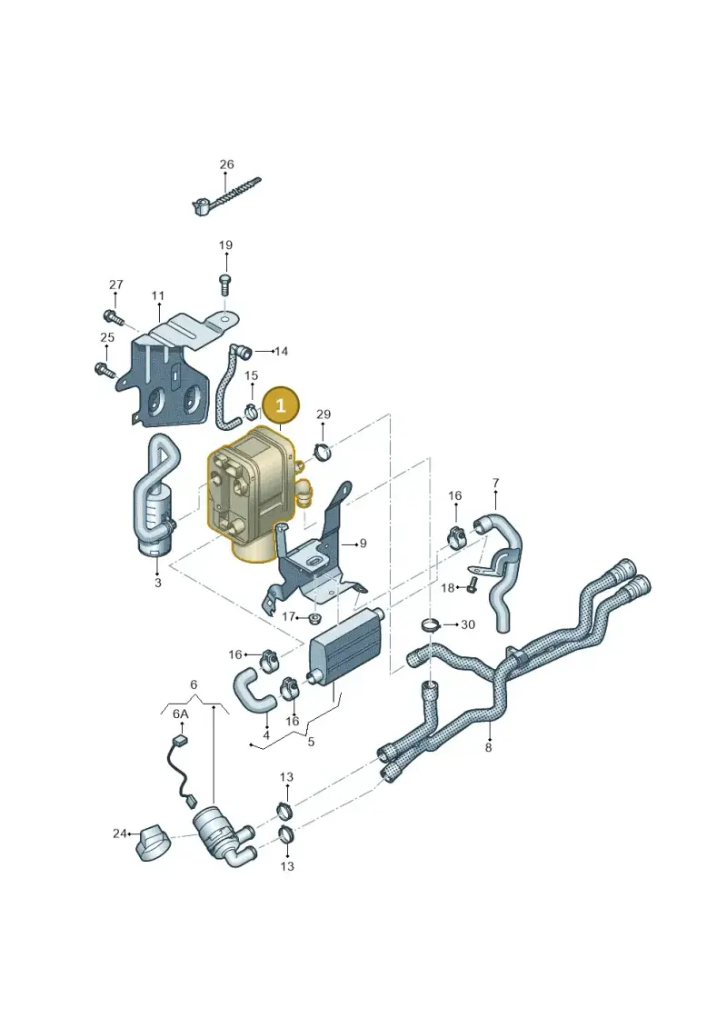 1K0815007CN — SEAT Alhambra Stylance (2015-2022) diagram 863819700, position 1