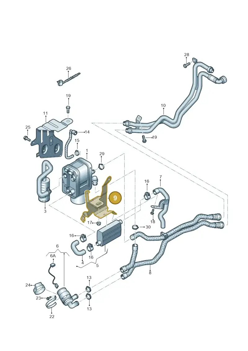 1K0819471AE — SEAT Alhambra Stylance (2010-2013) diagram 634819700, position 9