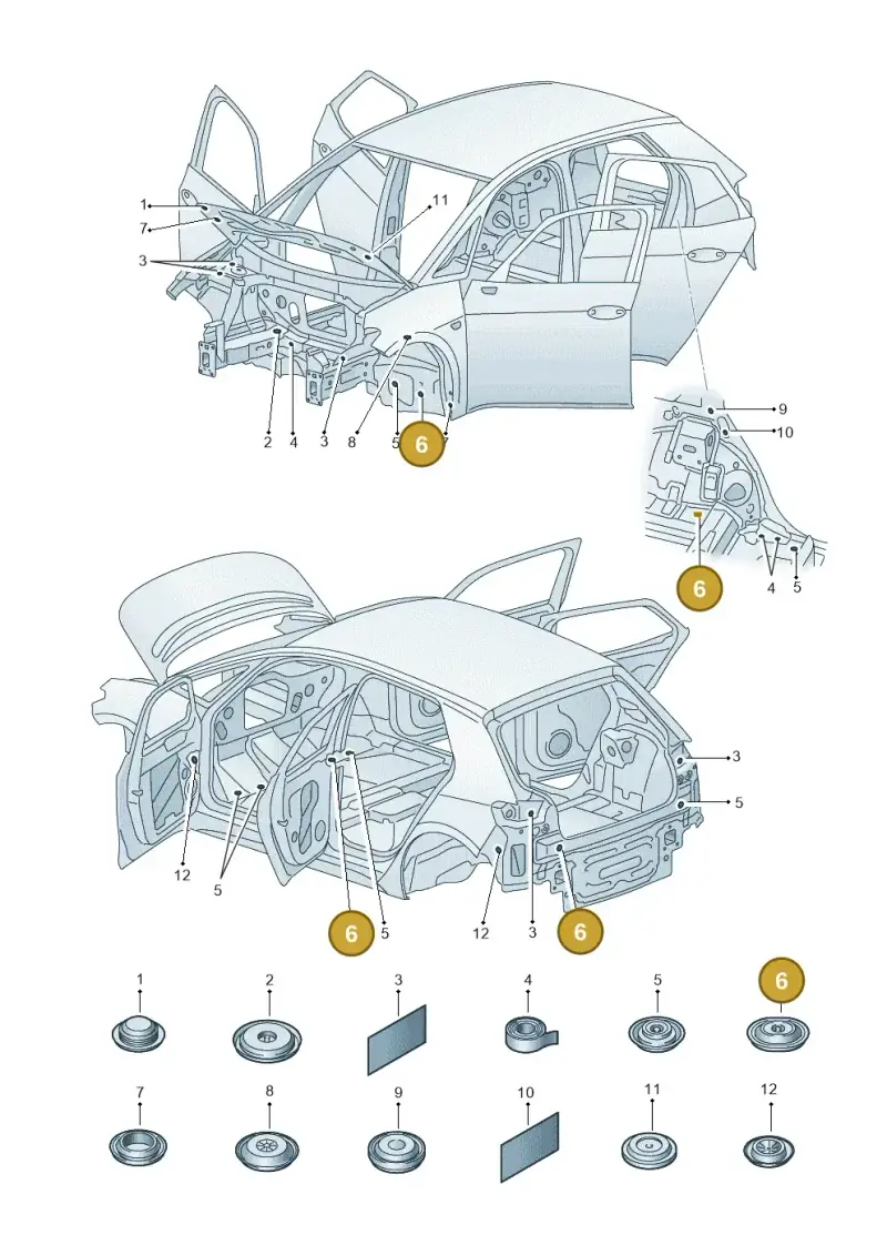 1K0899184 — SEAT EBoost CUPRA (2021-) diagram 10a803035, position 6