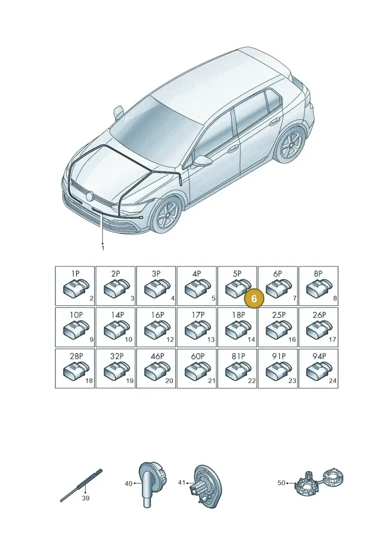 1K0919231 — SEAT Formentor TSI CUPRA (2020-) diagram 5h0971080, position 6