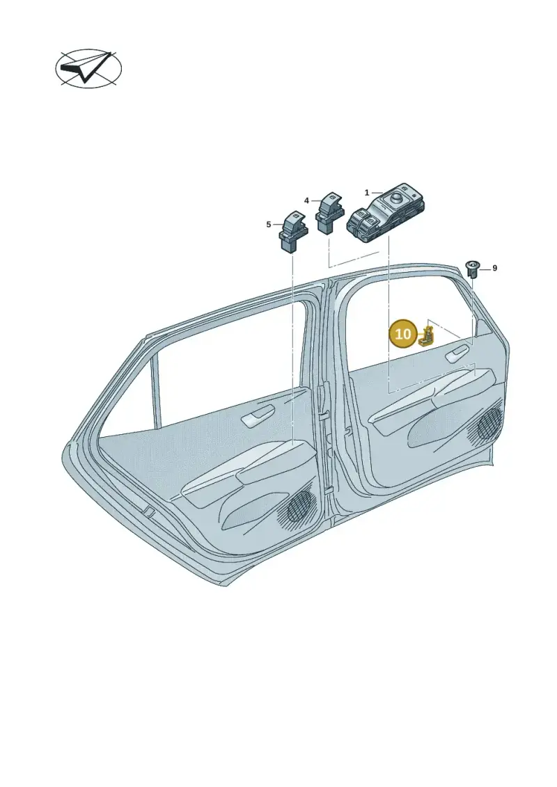 1K0919238A — SEAT EBoost CUPRA (2021-) diagram 10a959006, position 10