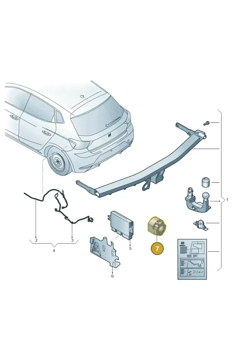 1K0945505 — SEAT Arona FR (2017-) diagram 835945550, position 7