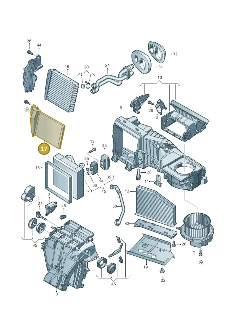 1K0963235E — SEAT ALTEA                  07> (2006-) diagram 409820100, position 17