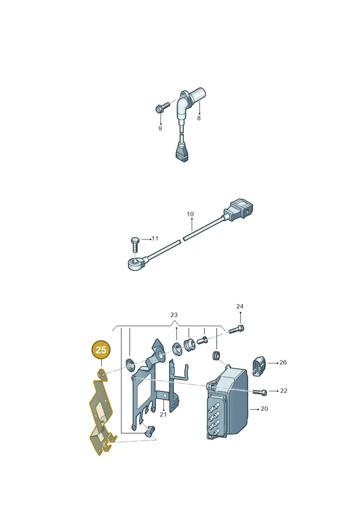 1K0971804D — SEAT Altea XL Reference (2010-2013) diagram 418906300, position 25