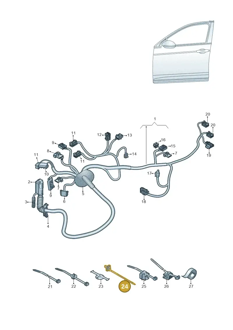 1K0971818 — SEAT Tavascan Cupra (2023-) diagram 20h972033, position 24