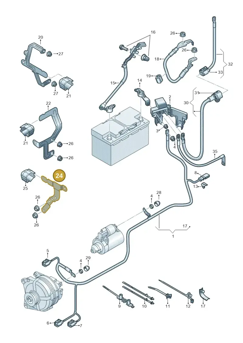 1K0971858BE — SEAT Leon style (2019-) diagram 5h0971002, position 24