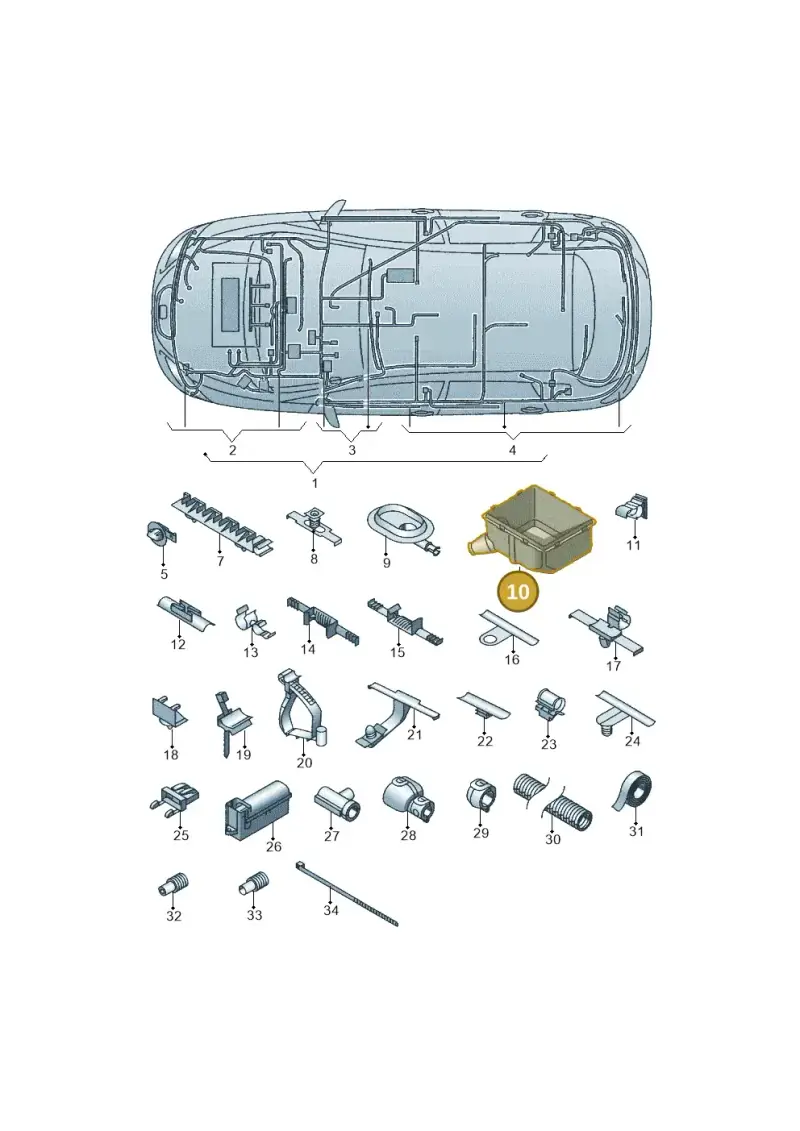 1K0971910B — SEAT Altea XL Reference (2013-2013) diagram 418971810, position 10