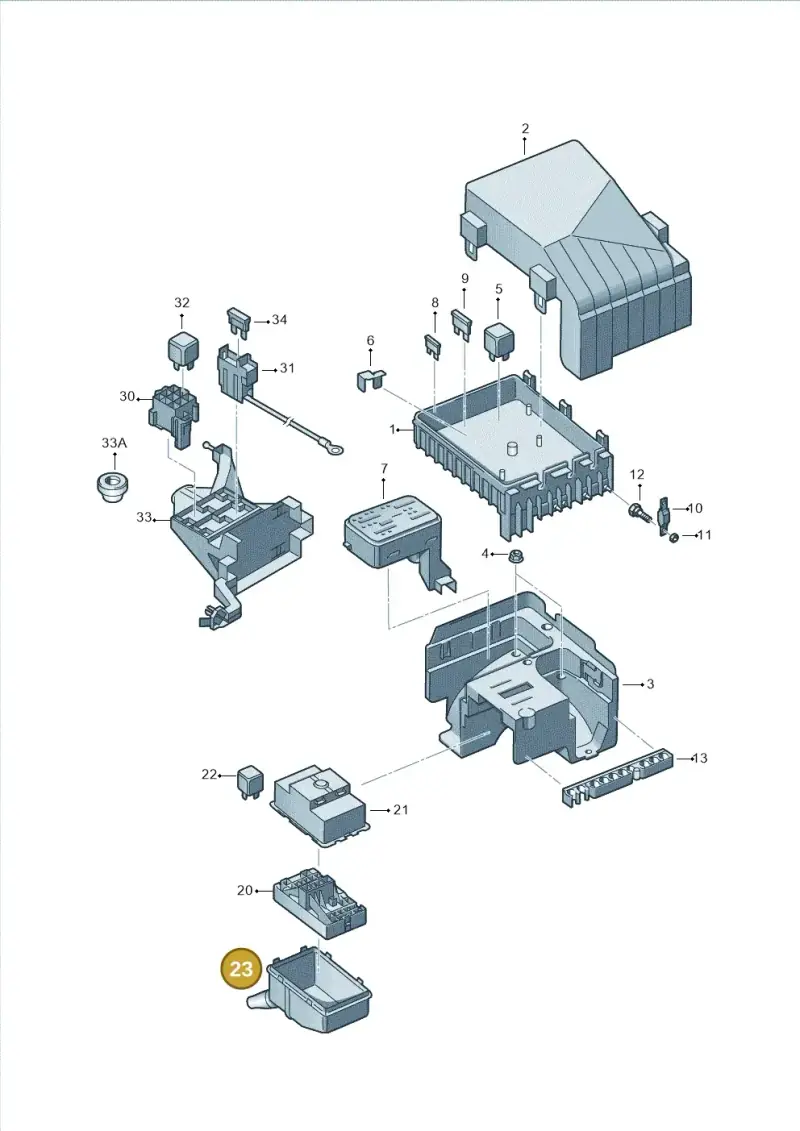 1K0971910B — SEAT Alhambra Stylance (2010-2013) diagram 689937000, position 23