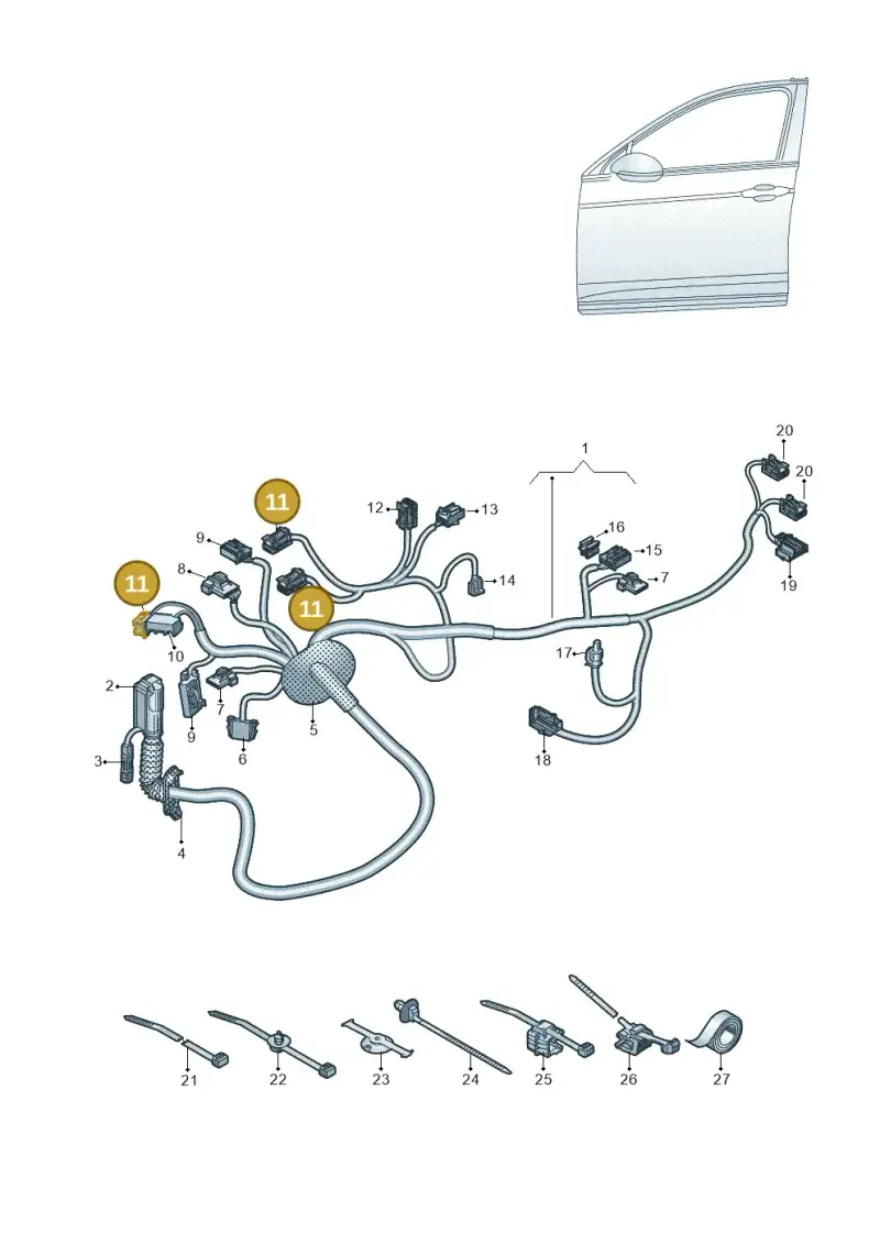 1K0972923 — SEAT Tavascan Cupra (2023-) diagram 20h972033, position 11