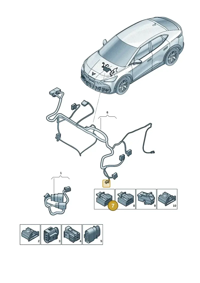 1K0972928A — SEAT Tavascan Cupra (2023-) diagram 20h972060, position 7