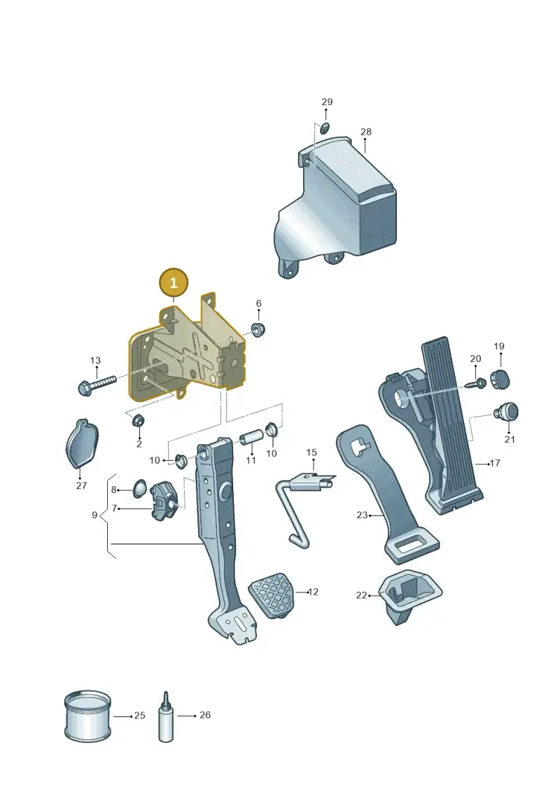 1K1721115S — SEAT Altea XL Reference (2013-2013) diagram 649721600, position 1