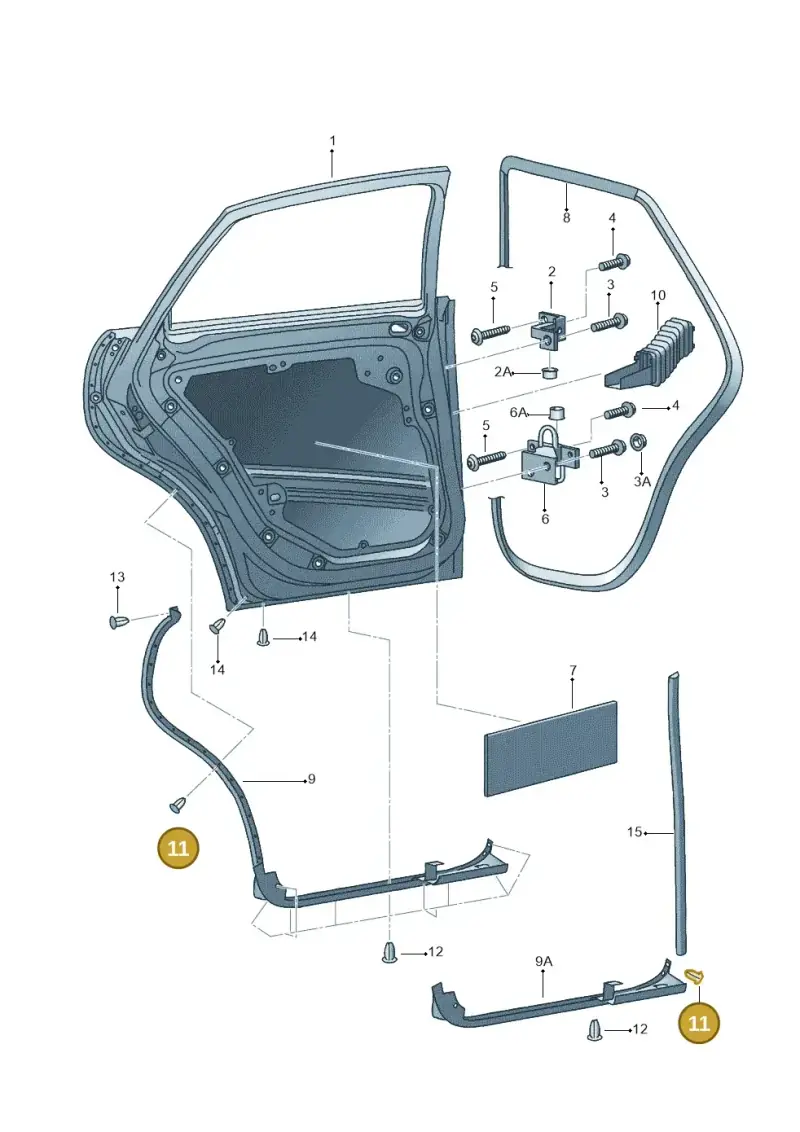 1M0837720F — SEAT IBIZA                  06> (2005-) diagram 468833100, position 11