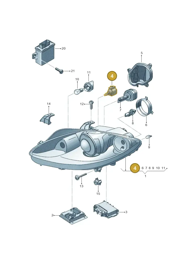 1P0941295B — SEAT Altea XL (2013-) diagram 456941200, position 4
