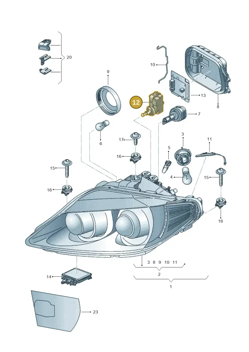 1P0941295B — SEAT Exeo ST Reference (2008-2011) diagram 664941100, position 12