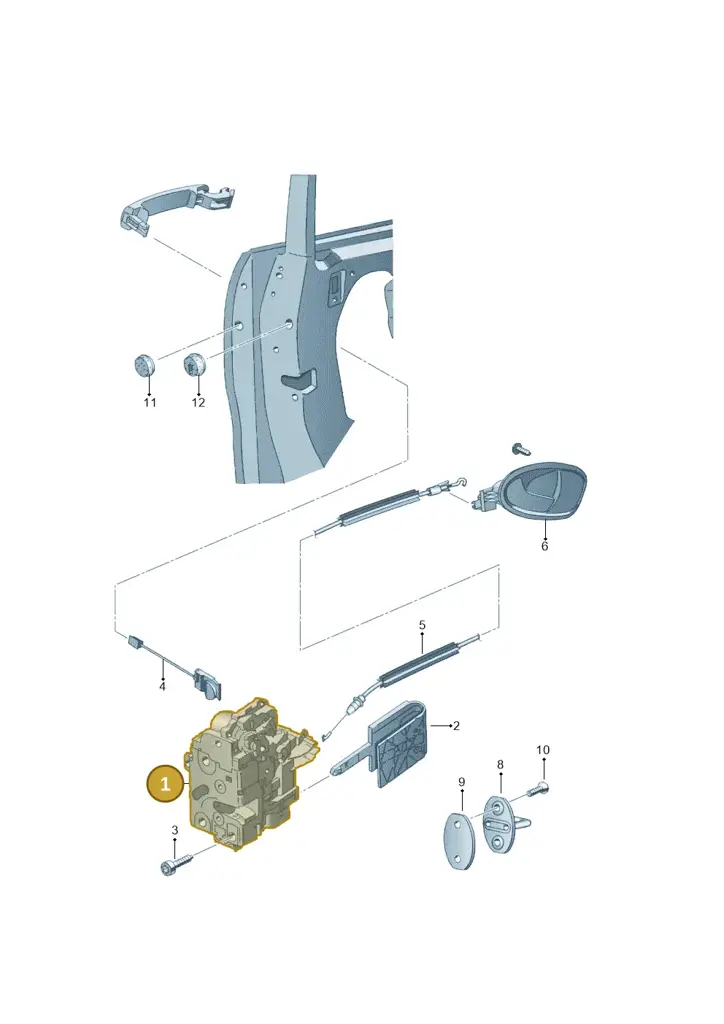 1P1837015B — SEAT Altea XL (2013-) diagram 418837300, position 1