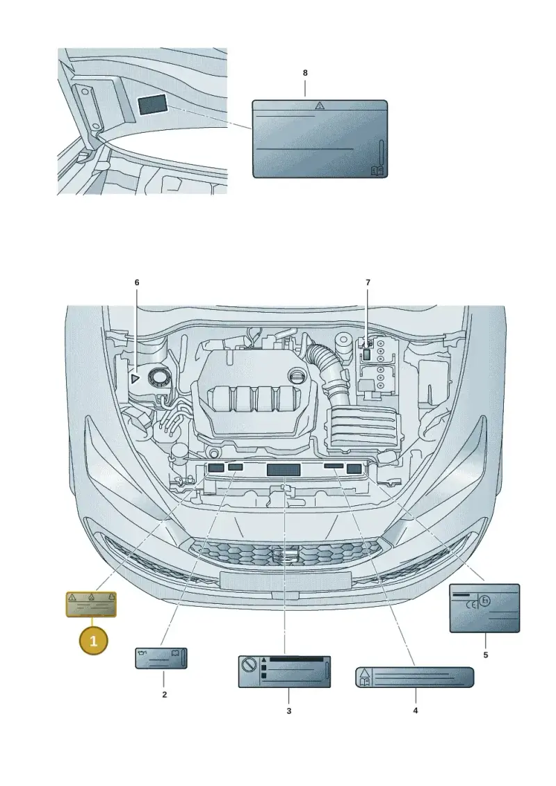 1S0010008E — SEAT Leon style (2019-) diagram 5fn010010, position 1