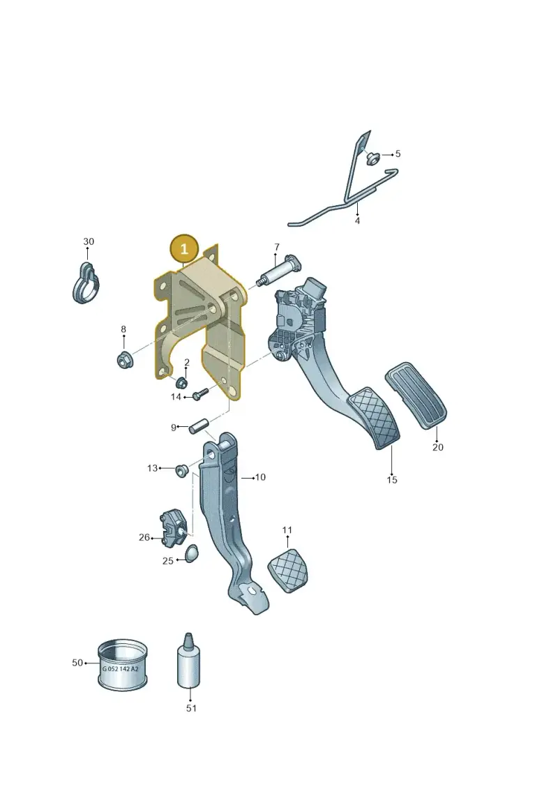 1S0721115 — SEAT Mii electric (2020-2021) diagram 723721600, position 1