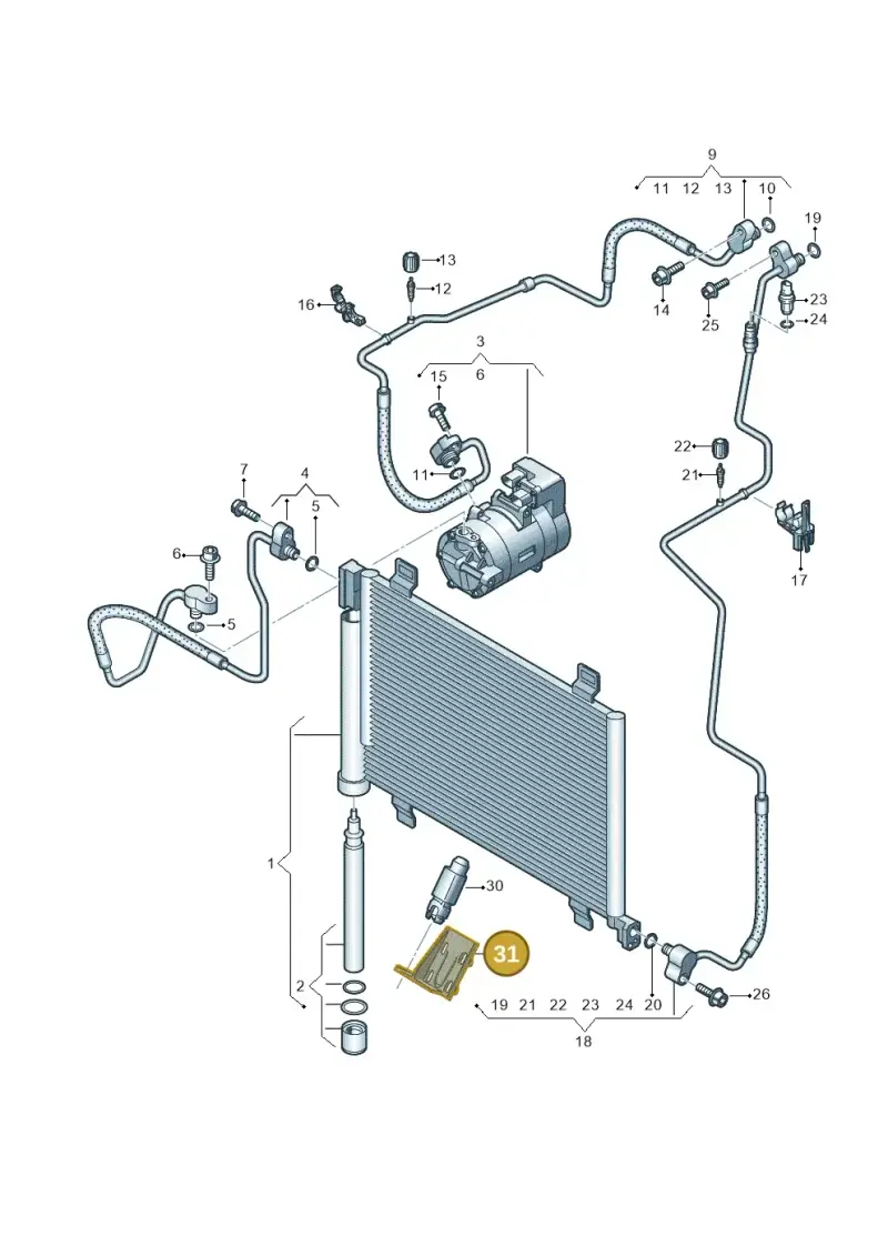 1S0820536 — SEAT Mii electric (2020-2021) diagram 772260410, position 31