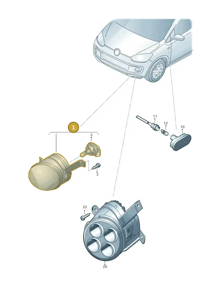 1S0941699 — SEAT Mii reference (2011-2019) diagram 727941400, position 1